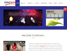 Tablet Screenshot of ericson-bd.com